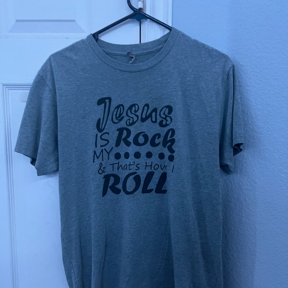 Gray Jesus shirt